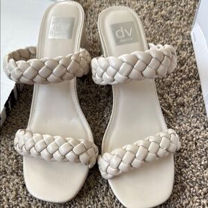DV by Dolce Vita Women's Ivory Braided Sandals